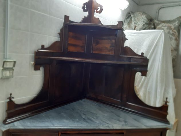 ANGOLIERA EPOCA 700 ORIGINALE IN NOCE COD. 20790 - Foto 4