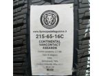 2 gomme 215 65 16c continental a21186