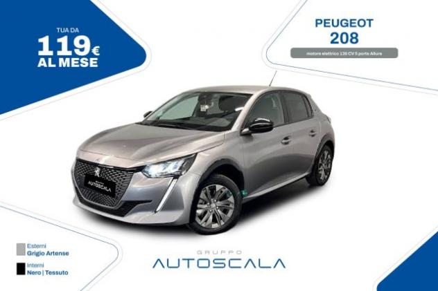PEUGEOT 208 motore elettrico 136 CV 5 porte Allure rif. 24036487