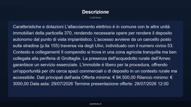 Immobile in asta di 1451 m² in vendita a Grottaglie - Foto 4