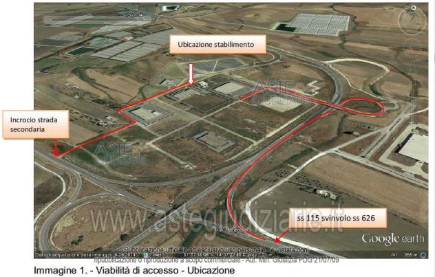 IMMOBILI-IMMOBILE INDUSTRIALE-contrada Burgio - Zona industriale - area P.I.P.