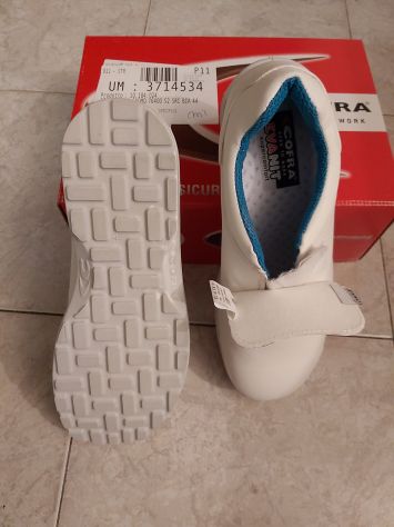 Scarpe anti infortunistica cofra codice s2 ristorazione bianche n 44 - Foto 5