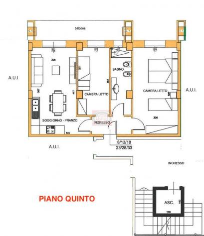 BELLARIA (TC1060c5): trilocale piano quinto con ascensore. Nuova costruzione. - Foto 2