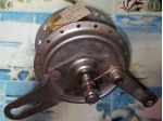 Mozzo hub acciaio portaceppi asse ruota posteriore d. 105 cuscinetti BG 235