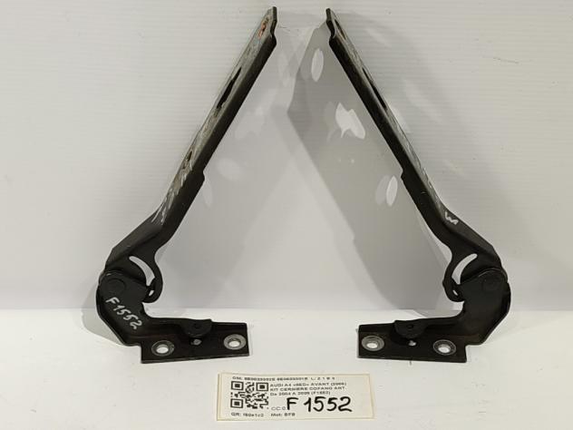 CERNIERE COFANO ANTERIORE DX E SX AUDI A4 Avant (8ED) 8E0823302E 8E0823301E BFB (0408)