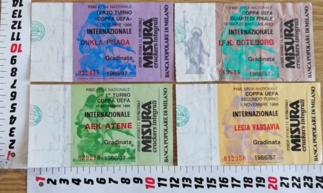 Biglietto Juventus - Real Madrid del 5 novembre 1986 in Coppa dei Campioni - Foto 9