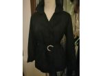 Elegante impermeabile nero