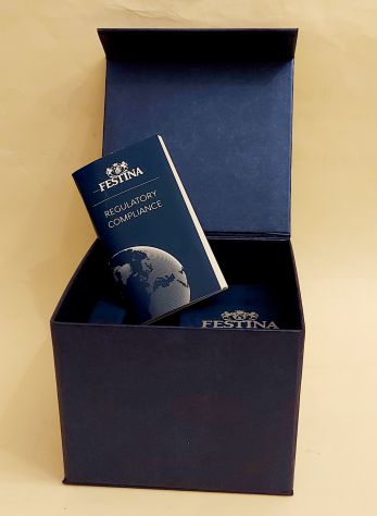 Scatola originale FESTINA con Certificato di Autenticità in vari lingue - Foto 2