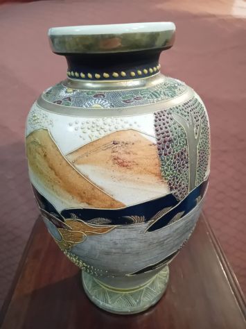 ANTICO VASO ORIENTALE DIPINTO e DORATO - Foto 5