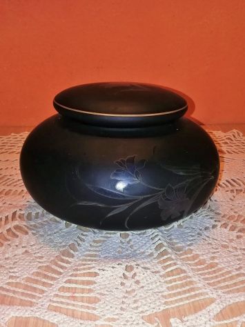 Porta cioccolatini centrotavola in vetro di Murano "Vintage"