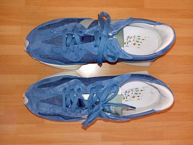 New Balance 327 Blue White Silver - Mod: WS327CH  - Pari al nuovo - Foto 5