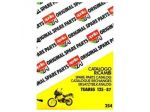 Scansione in PDF catalogo ricambi Aprilia Tuareg 125 del 1987