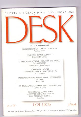 Desk, anno XIX n. 2/2012, UCSI USOB