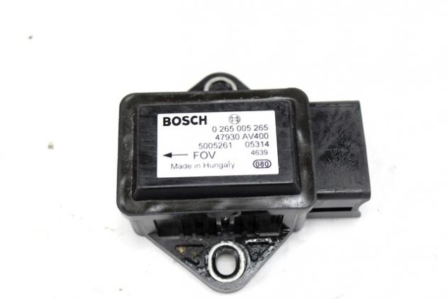47930AV400 SENSORE ESP IMBARDATA NISSAN NOTE 1.6 B 81KW 5M 5P (2006) RICAMBIO USATO 0265005265