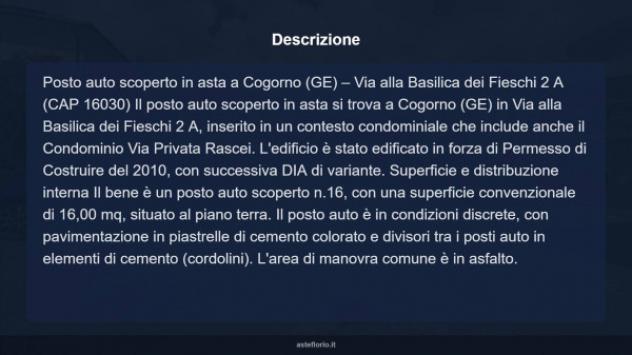 Immobile in asta di 16 m² in vendita a Cogorno - Foto 7