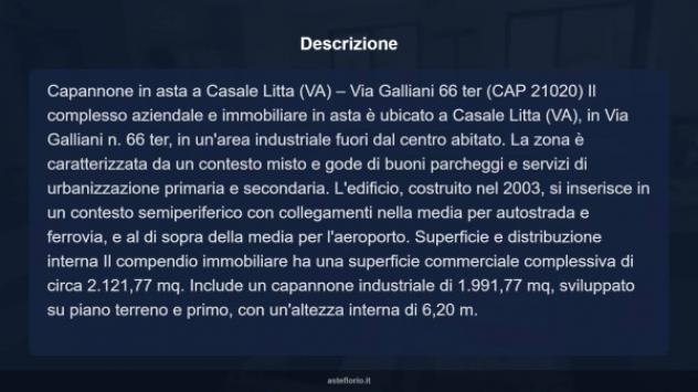 Immobile in asta di 1991 m² in vendita a Casale Litta - Foto 8
