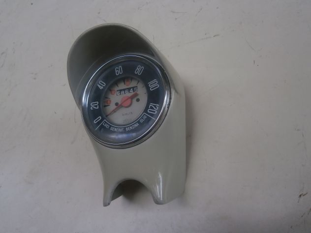 INDICATORE DI VELOCITA' CONTACHILOMETRI PER FIAT 500F ORIGINALE VEGLIA BORLETTI - Foto 2