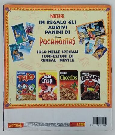 Disney's Pocahontas: La raccolta delle figurine Panini 1995 - Album completo - Foto 6