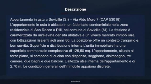 Immobile in asta di 126 m² con più di 5 locali e box auto in vendita a Sovicille - Foto 18