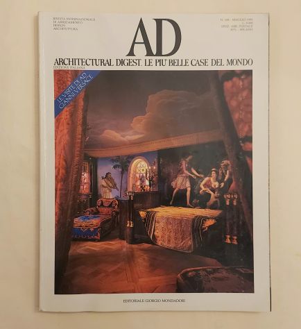 Rivista AD.Le case più belle del mondo n.168 Editoriale Giorgio Mondadori,1995