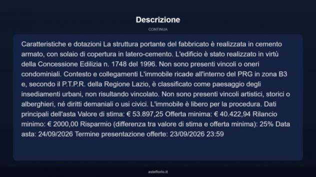 Immobile in asta di 45 m² in vendita a Monterotondo - Foto 9