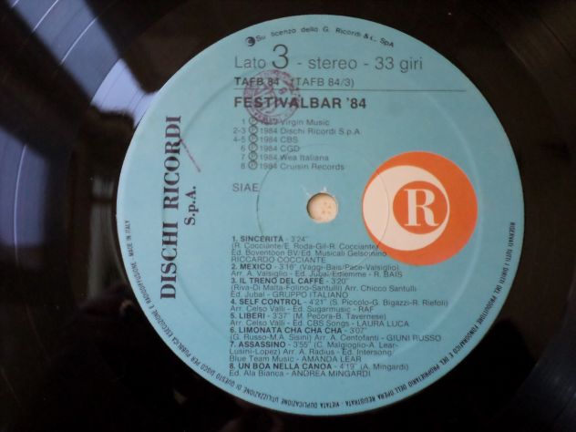 FESTIVALBAR '84 - 2 x LP / 33 giri "Disco TV" 1984 - Vasco Rossi,Nannini,Raf,Oxa - Foto 4
