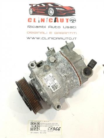 COMPRESSORE A/C SKODA Octavia S.Wagon 5° Serie (5E5) 5Q0816803F CPW bifuel/metano 1395 (1620) - Foto 6
