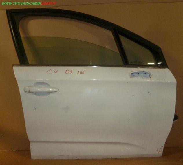 PORTA ANT. D. BIANCA C/ALZ. E SERR.  Carrozzeria  Lamierati esterni  Porte  Porta ant. dx. CITROEN - C4 - 01-11-2010 -