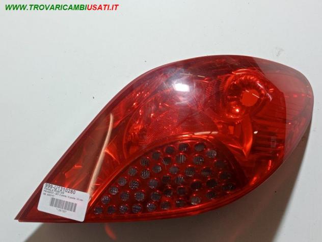 FANALE POST.DX 999-U1310280 Parti elettriche  Fanaleria  Fanali  Fanale post. dx. PEUGEOT - 207 3 porte / 5 porte - 01-04-2006 - 01-06-2009