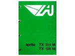 Catalogo ricambi Aprilia TX 311 M e TX 125 M