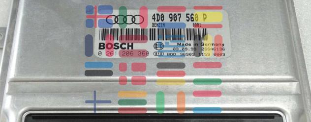 0261206368 4D0907560P Audi A8 4.2 centralina motore Bosch - Foto 2