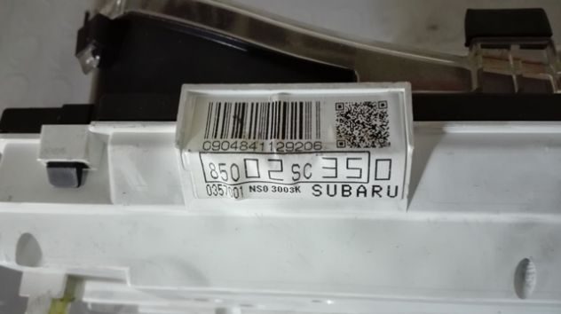 Quadro strumenti Subaru Forester 2.0D del 2010 (85002sc350) - Foto 3