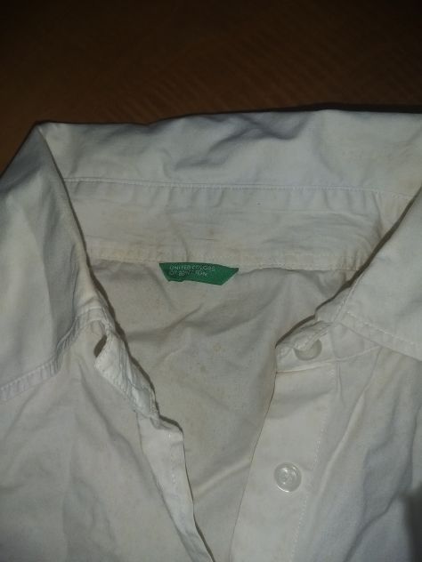 set vestiti donna taglia 46. 1 jeans Sisley  1 camicetta bianca Benetton  1 magl - Foto 5