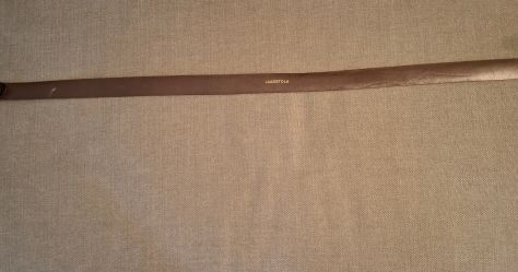cintura di lucertola marrone L 110 h 2 cm usata - Foto 3