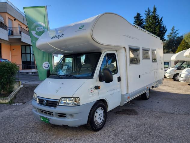 CAMPER ELNAGH DUCATO MANSARDATO 6 POSTI LETTO MATRIMONIALE GARAGE CLIMA WEBASTO FOTOVOLTAICO GENERALI USATI 491 - Foto 2