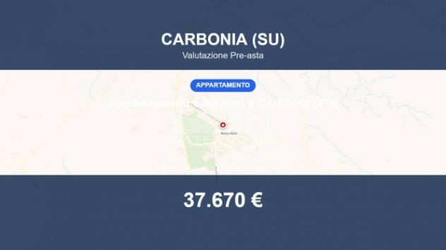 Immobile in asta di 125 m² con più di 5 locali e box auto in vendita a Carbonia