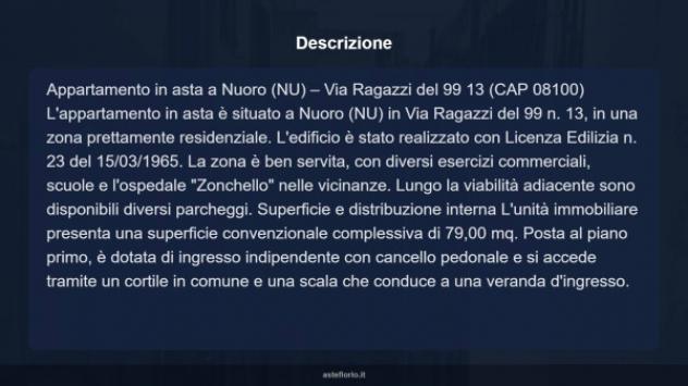 Immobile in asta di 79 m² in vendita a Nuoro - Foto 17