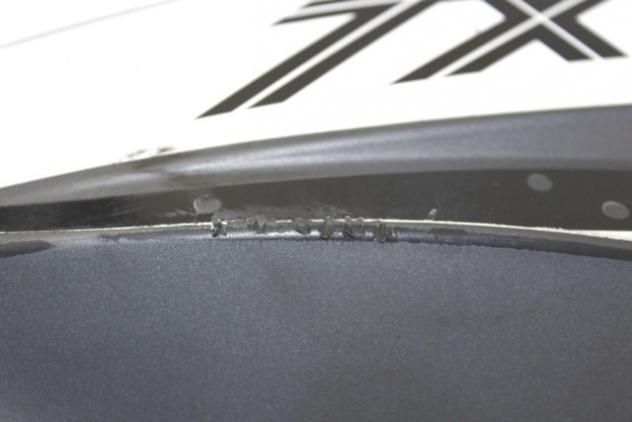 KEEWAY TX 125 MOTARD 65632J41014Z CARENA SINISTRA SERBATOIO 14 - 16 LEFT TANK FAIRING CON GRAFFI - Foto 3