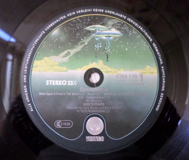 DIRE STRAITS - Communique - LP / 33 giri + Inner 1° Stampa 1979 Vertigo - Foto 3