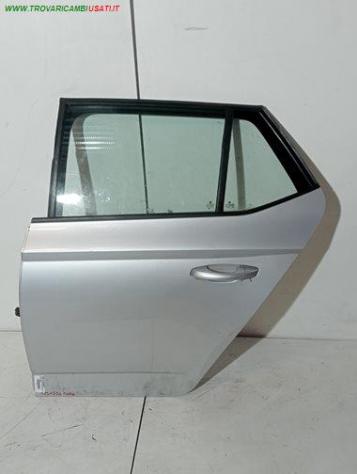 PORTA POST SX. ARGENTO MET. AL / SE 999-U1309857 Carrozzeria  Lamierati esterni  Porte  Porta post. sx. SKODA - FABIA 5P - NJ3 - 2014  2018