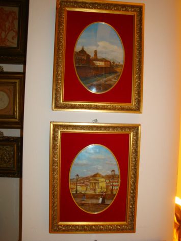 Quadri. Coppia vedute cittadine. - Foto 8