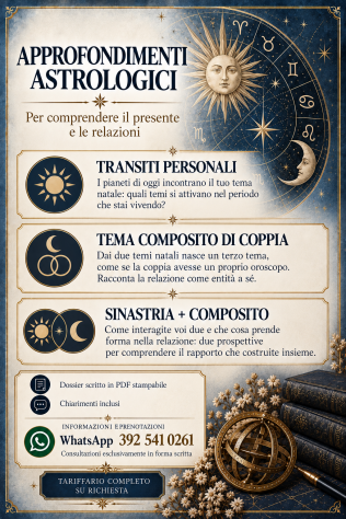 Oroscopi personalizzati scritti: tema natale, transiti e coppia - Foto 2