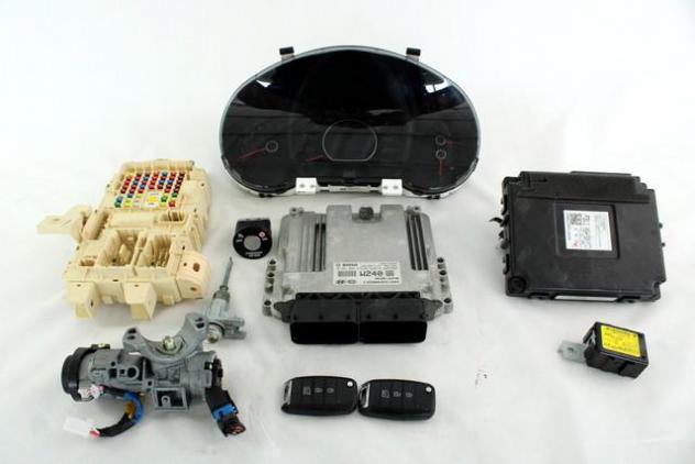 39160-2A740 KIT ACCENSIONE AVVIAMENTO KIA SOUL 1.6 D 100KW 6M 5P (2017) RICAMBIO USATO CON CENTRALINA MOTORE, QUADRO STRUMENTI, BLOCCHETTI ACCENSIONE