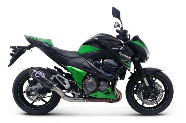 Marmitta per Kawasaki Z 800 Akrapovic Slip on Leovince Lv 10 NERO - Foto 3