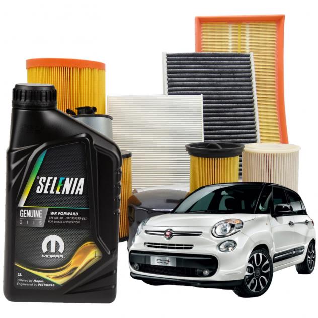 Kit TAGLIANDO Olio Motore Selenia Wr Forward 0w30 Aria Olio Carburante Abitacolo