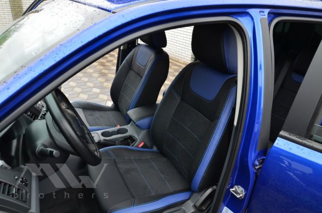 Coprisedili BREMER Per Ford Ranger 3 (dal 2015) – Set Anteriore Con Poggiatesta, Tessuto Auto