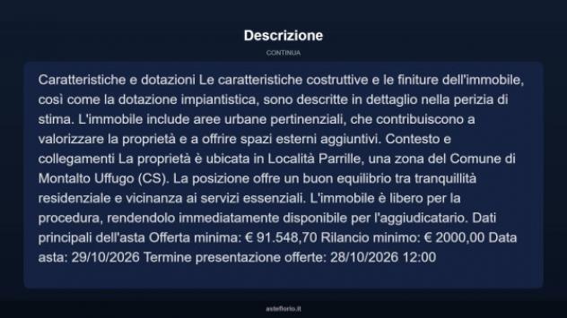 Immobile in asta di 150 m² in vendita a Montalto Uffugo - Foto 3