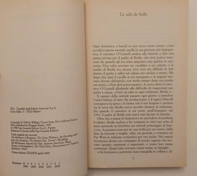 Notizie dall'Irlanda di William Trevor 1°Ed.Teadue, aprile 2000 perfetto - Foto 5