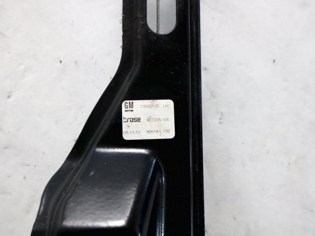 13260137 MOTORINO MECCANISMO ALZA-VETRO ALZA-CRISTALLO PORTA ANTERIORE SINISTRA OPEL ZAFIRA C TOURER 1.6 M 110KW 6M 5P (2013) RICAMBIO USATO 20951581 - Foto 7