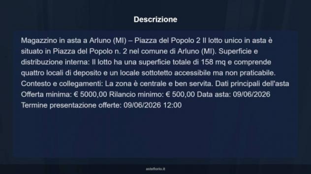 Immobile in asta di 158 m² in vendita a Arluno - Foto 8